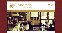 Desktop Screenshot of cinnamoncafe.ie