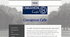 Desktop Screenshot of cinnamoncafe.com